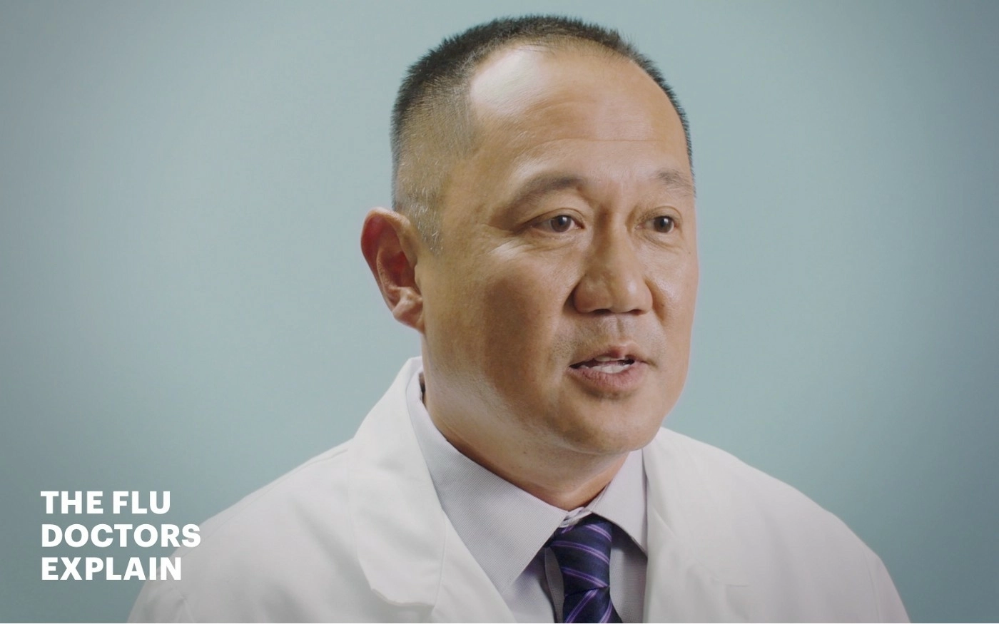 Portrait of a doctor in a white coat