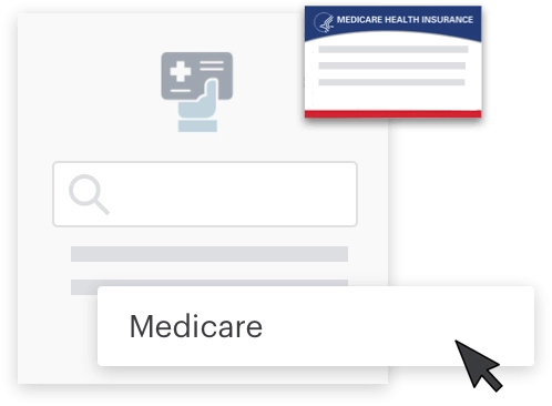Illustration of medicare process