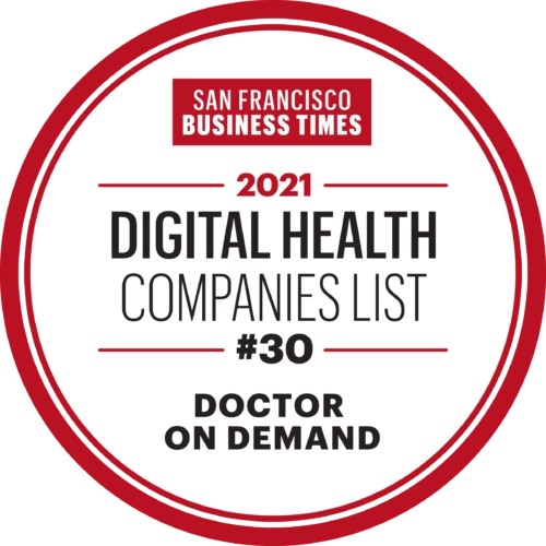 Digital health companies list badge