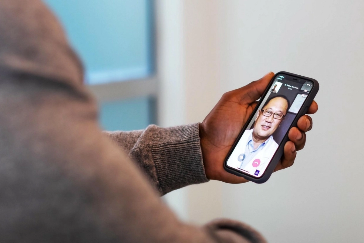 video call with doctor