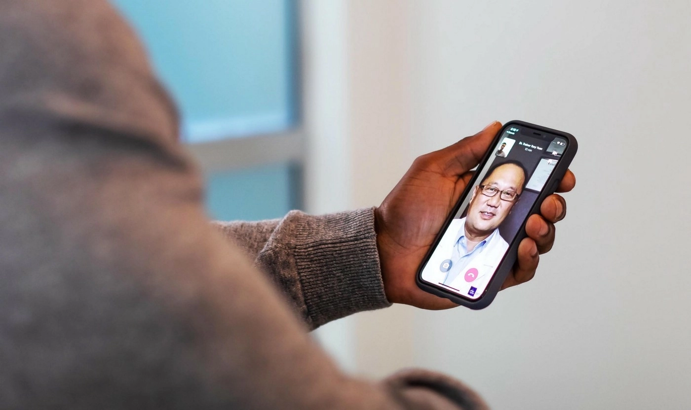 video call with doctor