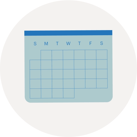 illustration of calendar