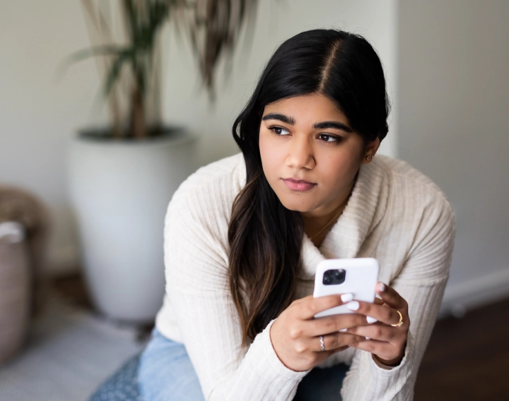 Woman with Smartphone