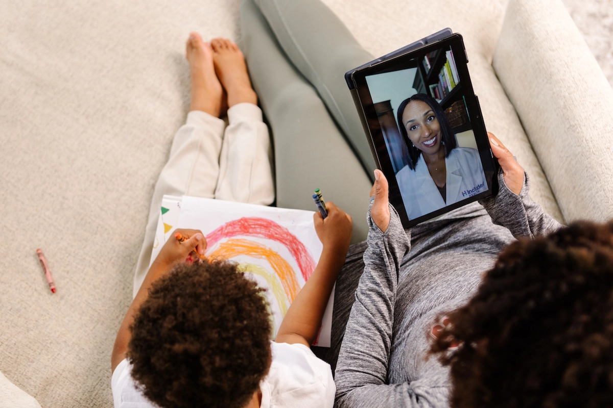 family using Included Health for doctor visit