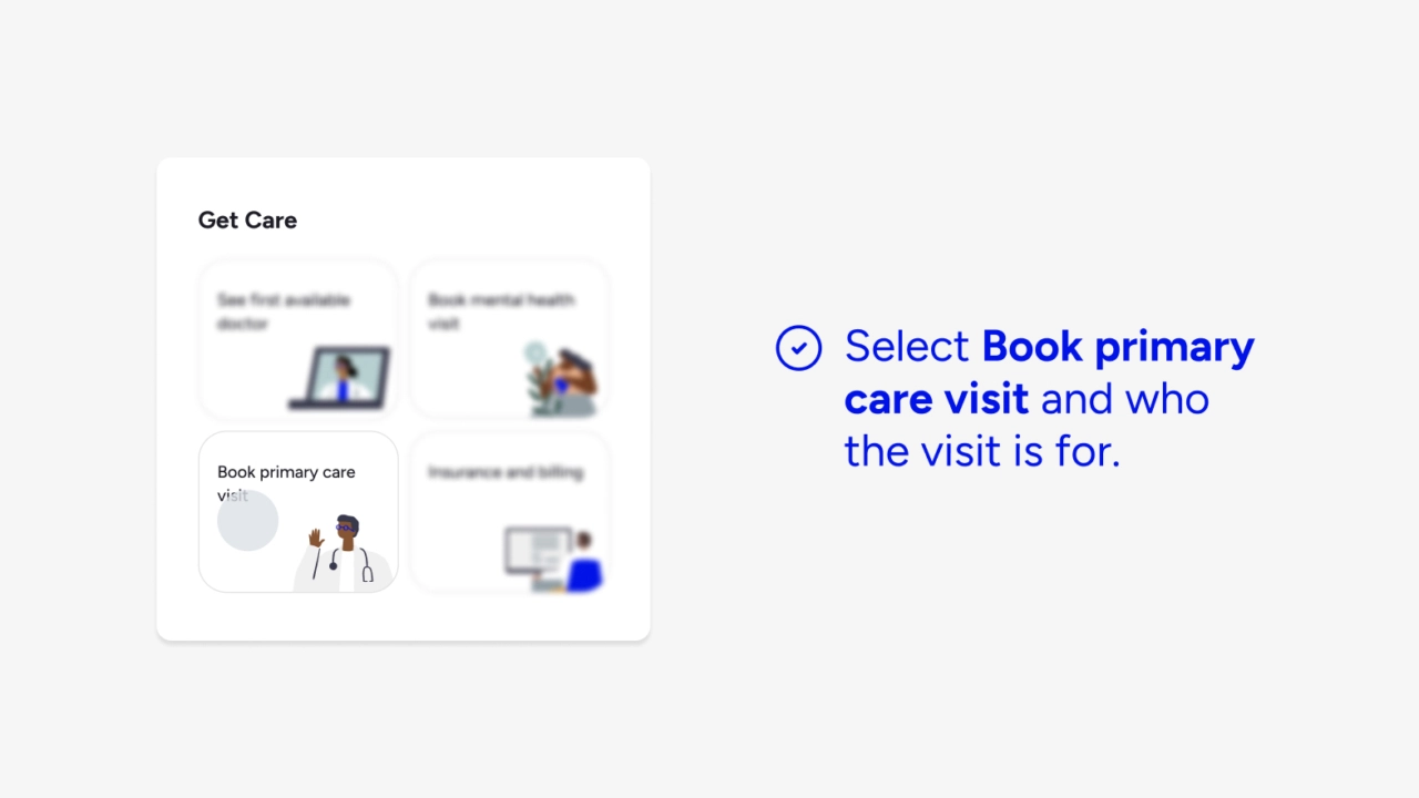 How to book a virtual primary care visit