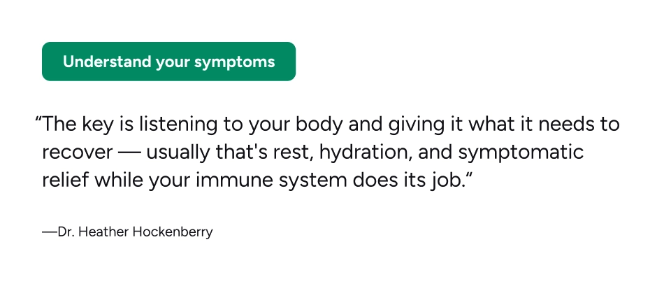 Dr. Heather Hockenberry cold quote